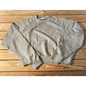 NEW Rumere Crop Sweatshirt Size 36 Women’s Sage Pullover